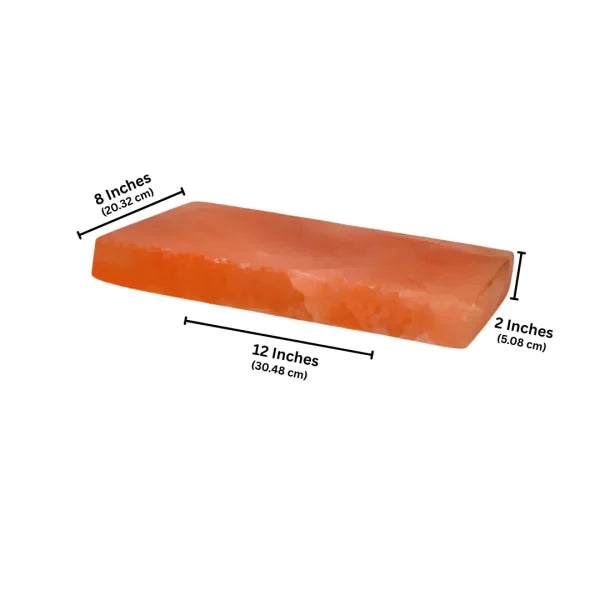 Himalayan Salt Cooking Block Slab | Rectangle | Extra Large | 12 x 8 x 2 Inch