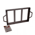 Stainless Steel Himalayan Salt Block Holder – Fits 12 x 8 x 2 Inch & 12 x 8 x 1.5 Inch Salt Blocks