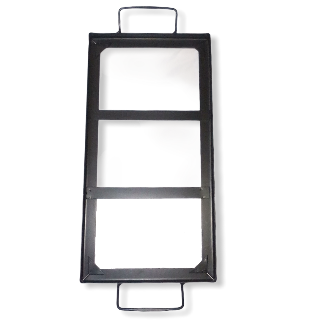 Stainless Steel Himalayan Salt Block Holder | 16 x 8 x 2 inch