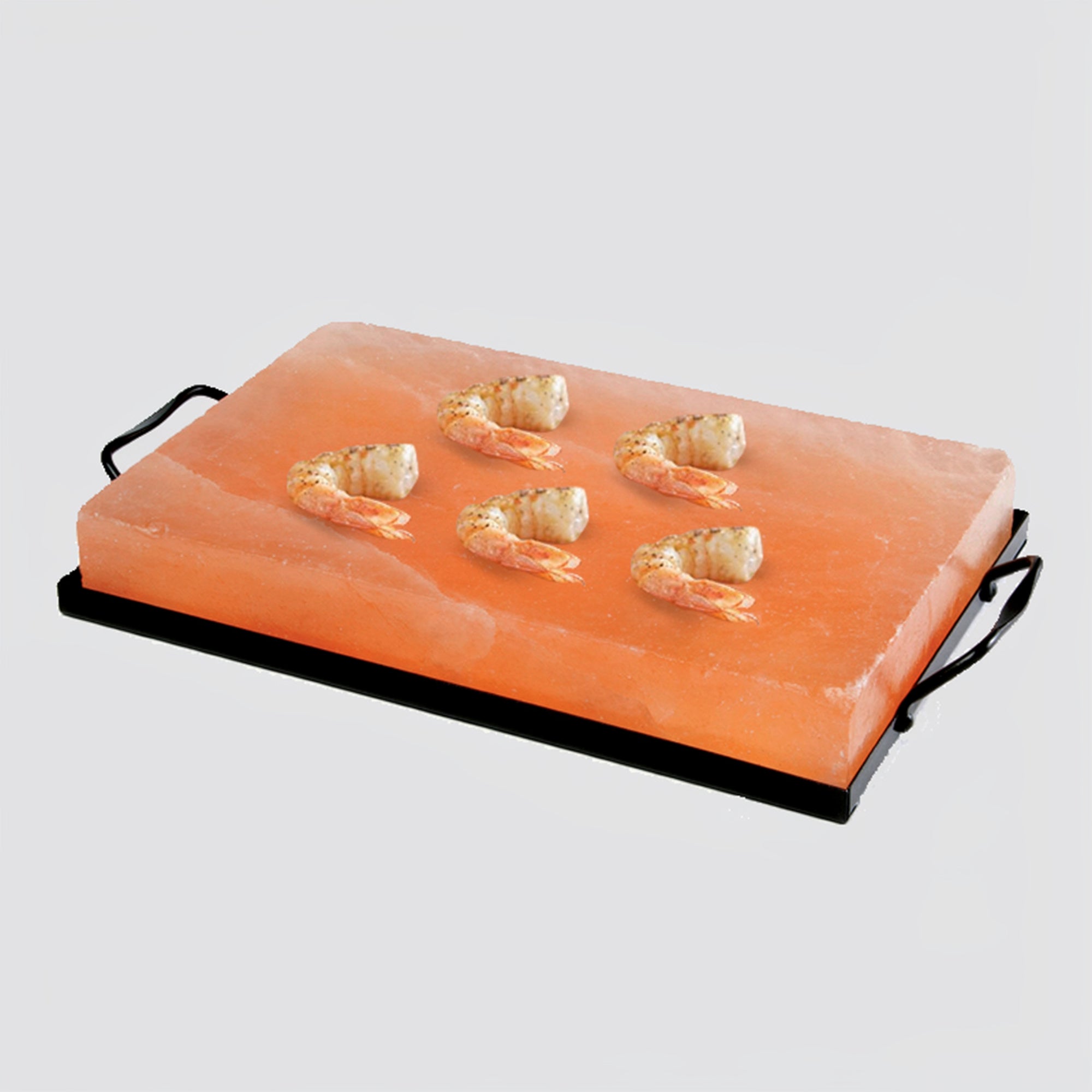 Stainless Steel Himalayan Salt Block Holder – Fits 12 x 8 x 2 Inch & 12 x 8 x 1.5 Inch Salt Blocks
